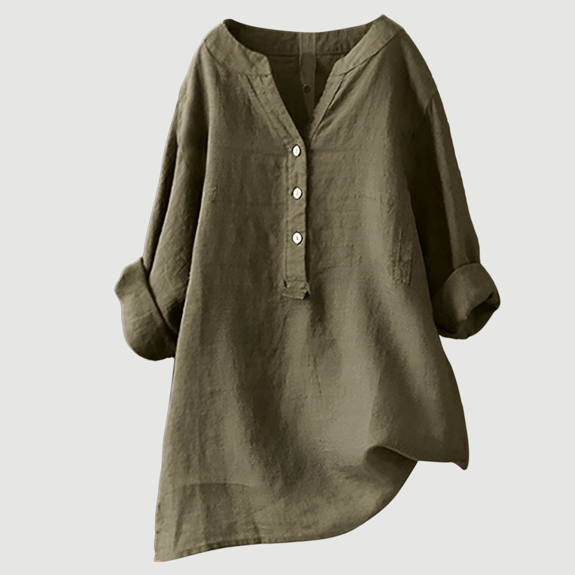 Helvano | Leinen-Blend Bluse für Damen