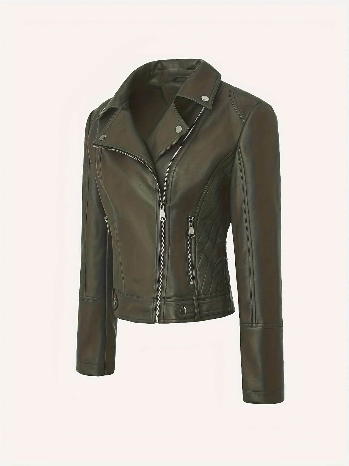 Helvano | Taillierte Bikerjacke mit Reissverschluss für Damen