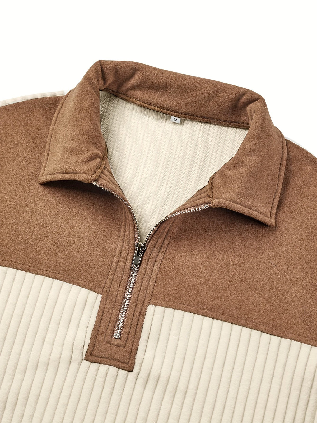 Helvano | Zweifarbiger Strick-Troyer mit Zipper für Herren