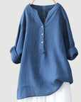 Helvano | Leinen-Blend Bluse für Damen