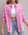 Helvano | Jeansweste für Damen in Rosa