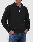 Helvano | Herren Troyer-Pullover mit Halbreissverschluss