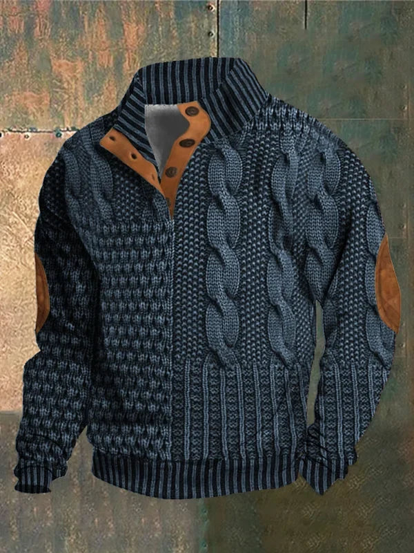 Helvano | Herren Strickpullover mit Muster