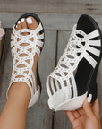 Helvano | Keilsandalen mit Reissverschluss für Damen