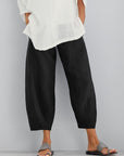 Helvano | Cropped Baumwollhose für Damen