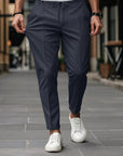 Helvano | Slim-Fit Chino mit Kordelzug für Herren