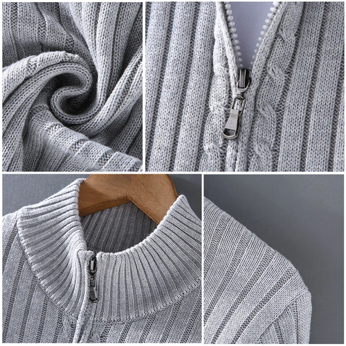 Helvano | Strickjacke mit Reissverschluss für Herren