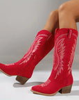 Helvano | Cowboystiefel mit Stickerei für Damen
