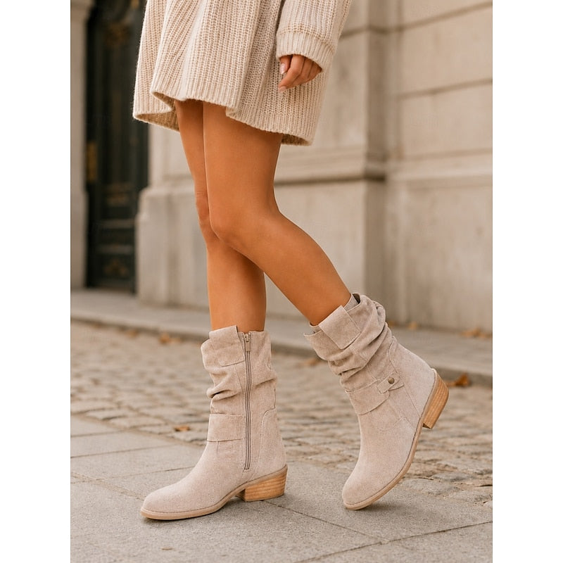Helvano | Slouchy-Stiefeletten mit Schnalle für Damen