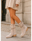 Helvano | Slouchy-Stiefeletten mit Schnalle für Damen
