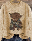 Helvano | Strickpullover mit Rundhalsausschnitt für Damen