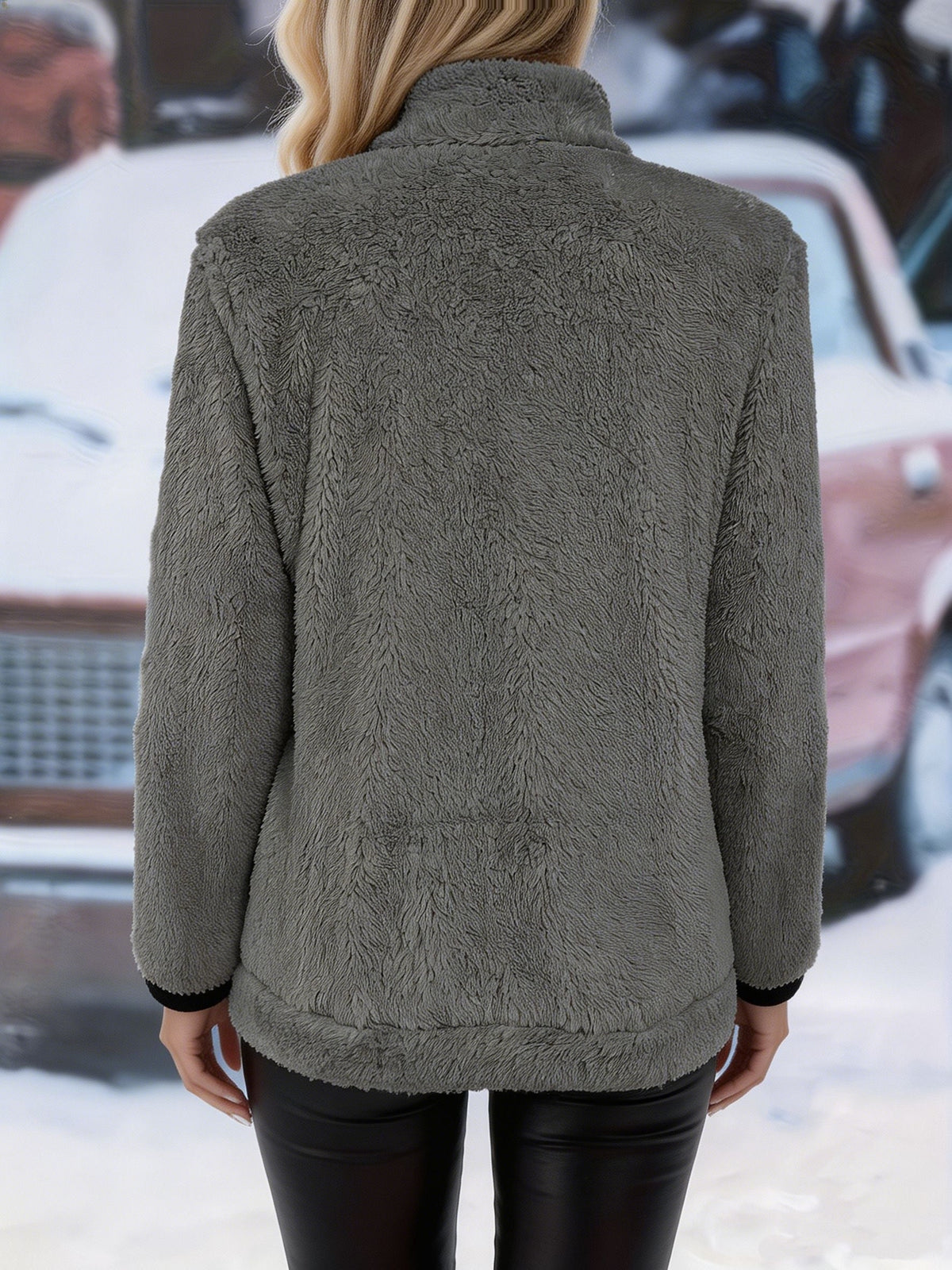 Helvano | Kuschelige Damen-Jacke mit Reissverschluss