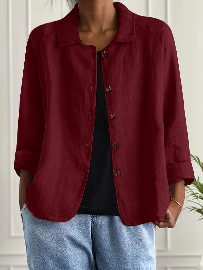 Helvano | Leichter Hemd-Cardigan für Damen