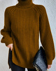 Helvano | Rollkragenpullover mit Raglanärmeln für Damen