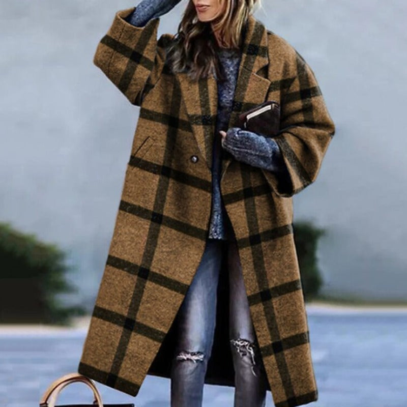 Helvano | Eleganter warmer Wintermantel für Damen
