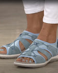 Helvano | Sandalen mit Fussbett für Damen