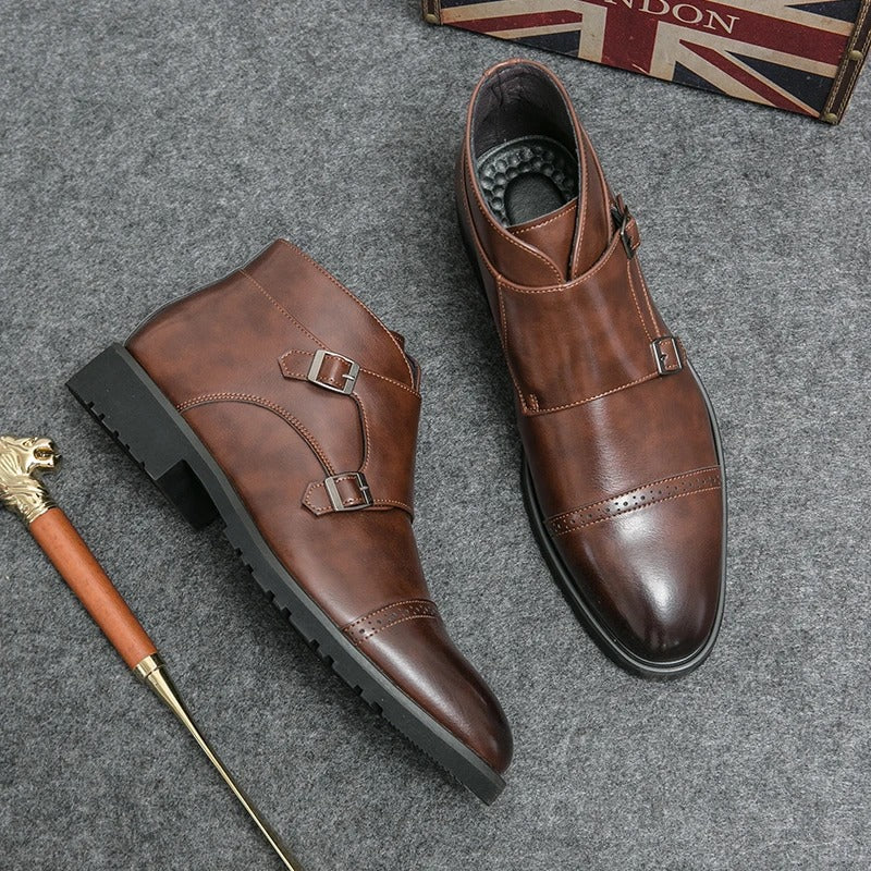 Helvano | Herren-Stiefel mit Doppelschnalle