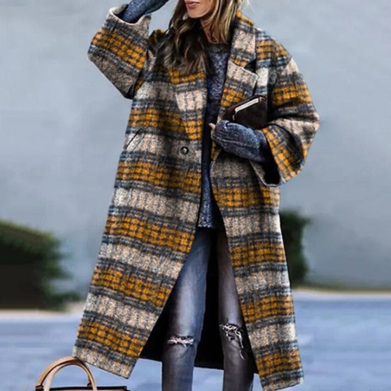 Helvano | Eleganter warmer Wintermantel für Damen
