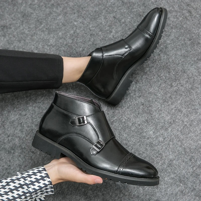 Helvano | Herren-Stiefel mit Doppelschnalle