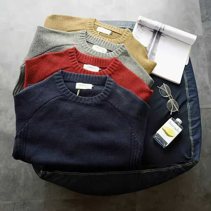 Helvano | Herren-Strickpullover aus Wollmischung