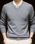Helvano | Herren Strickpullover mit V-Ausschnitt