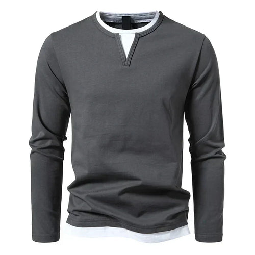 Helvano | Langarmshirt aus Baumwolle für Herren