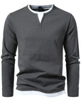 Helvano | Langarmshirt aus Baumwolle für Herren