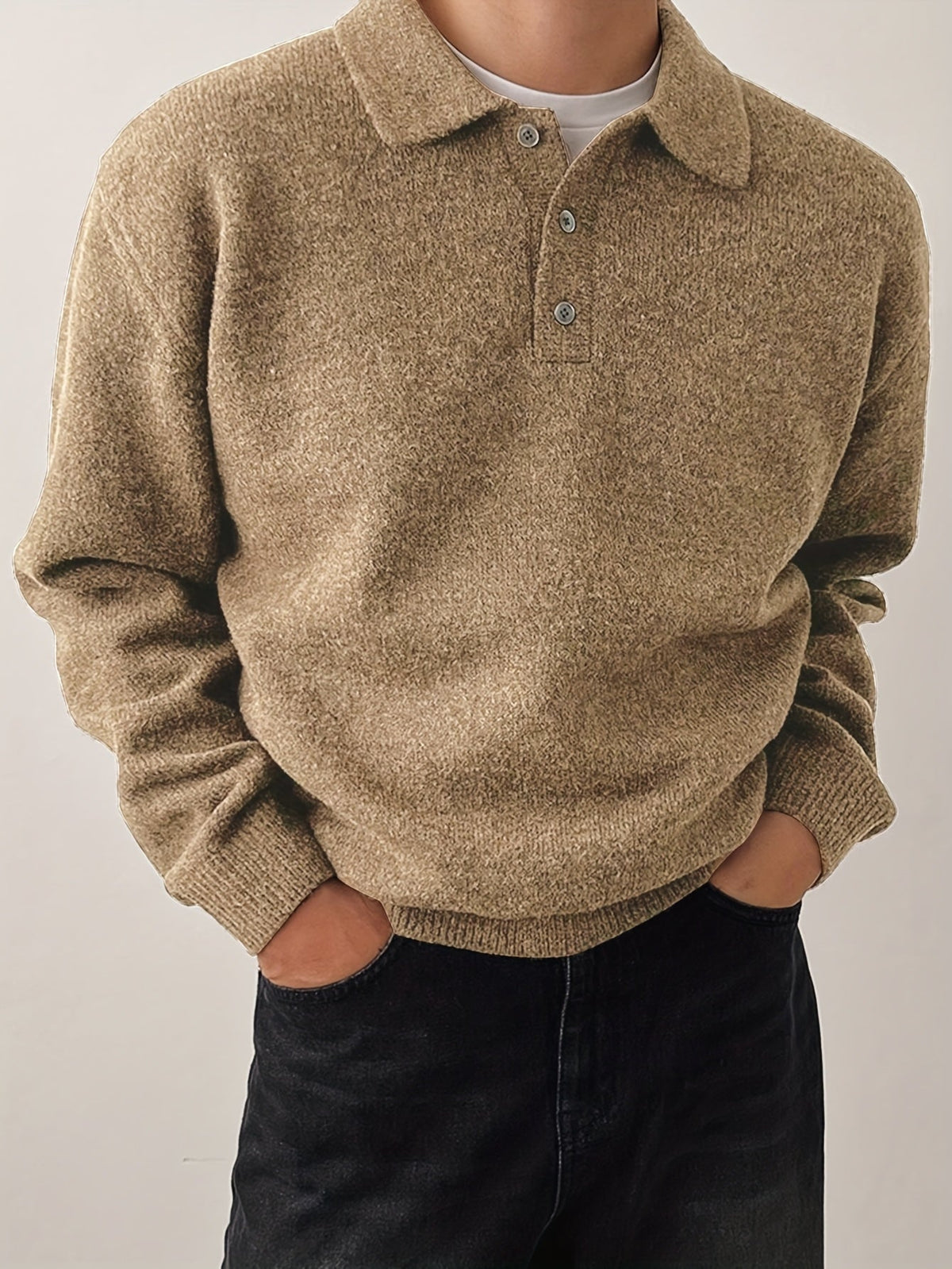 Helvano | Strickpullover mit Polokragen für Herren