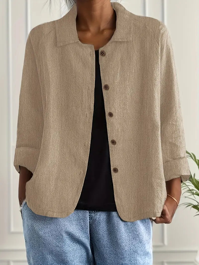 Helvano | Leichter Hemd-Cardigan für Damen