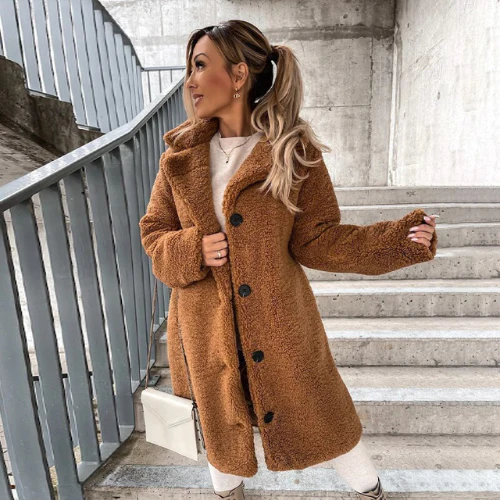 Helvano | Weicher Teddymantel für Damen