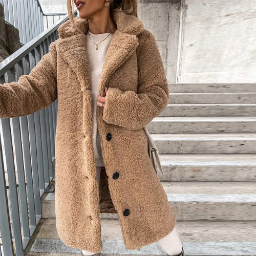 Helvano | Weicher Teddymantel für Damen