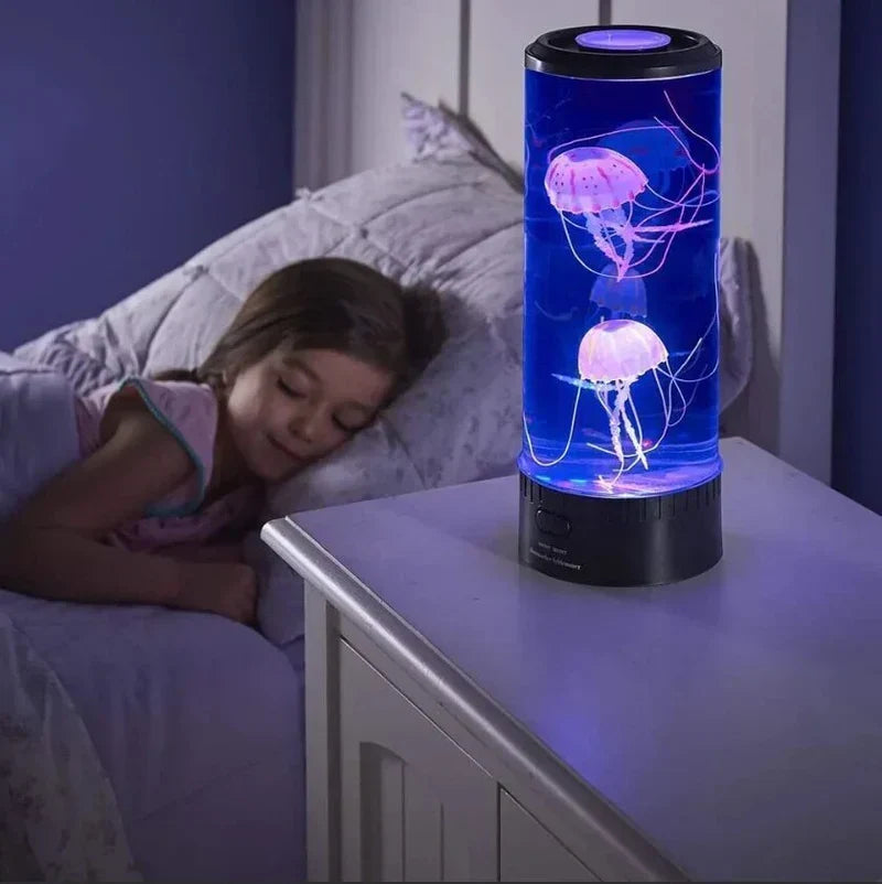 Helvano | LED-Quallen-Lavalampe mit Farbwechsel