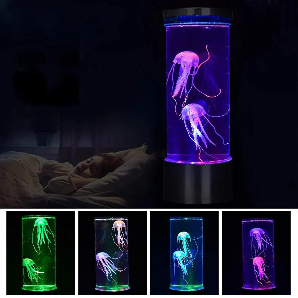 Helvano | LED-Quallen-Lavalampe mit Farbwechsel