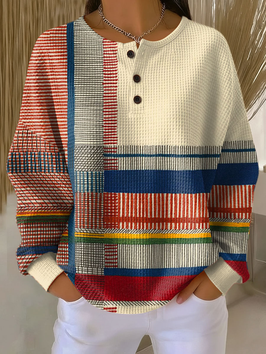 Helvano | Damen Waffelstrick-Pullover
