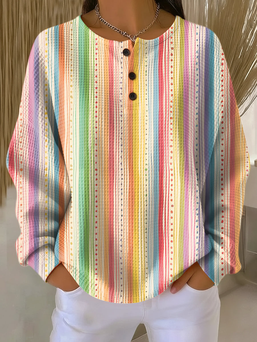 Helvano | Damen Waffelstrick-Pullover