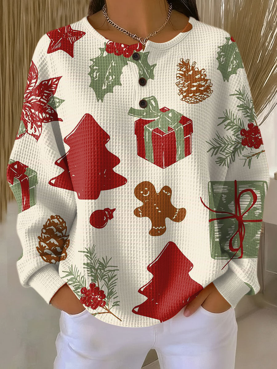 Helvano | Damen Waffelstrick-Pullover