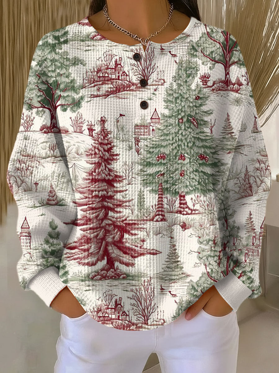 Helvano | Damen Waffelstrick-Pullover