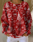 Helvano | Damen Waffelstrick-Pullover