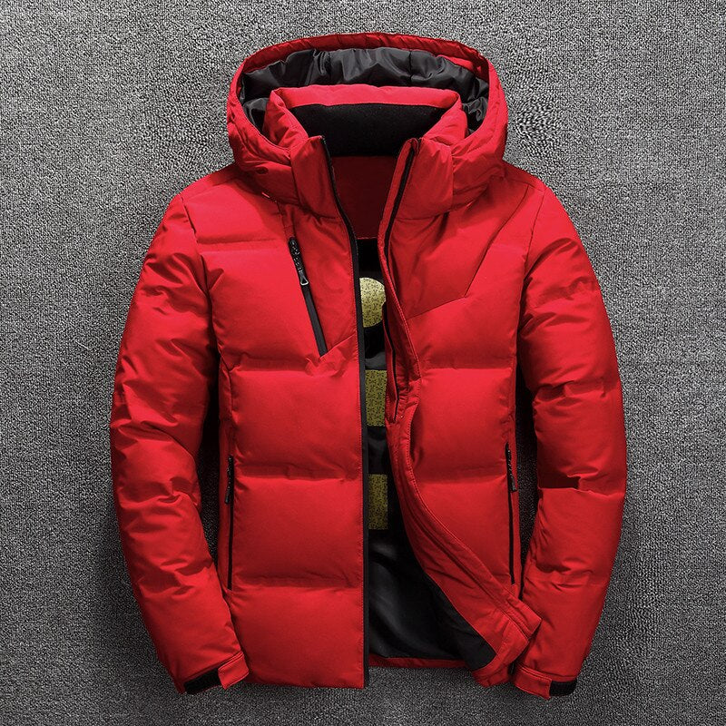 Helvano | Herren Winterjacke mit abnehmbarer Kapuze