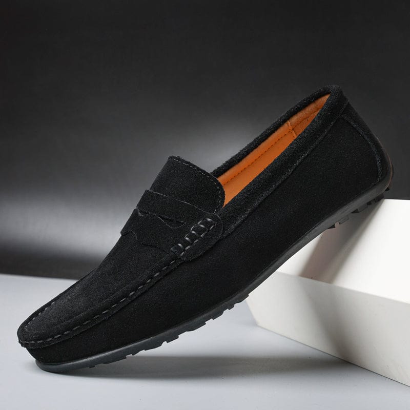 Helvano | Herren Slipper mit Riemen