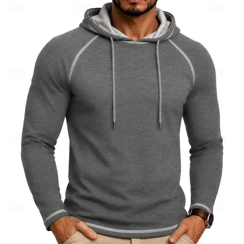 Helvano | Klassischer Kapuzenpullover mit Kordelzug für Herren