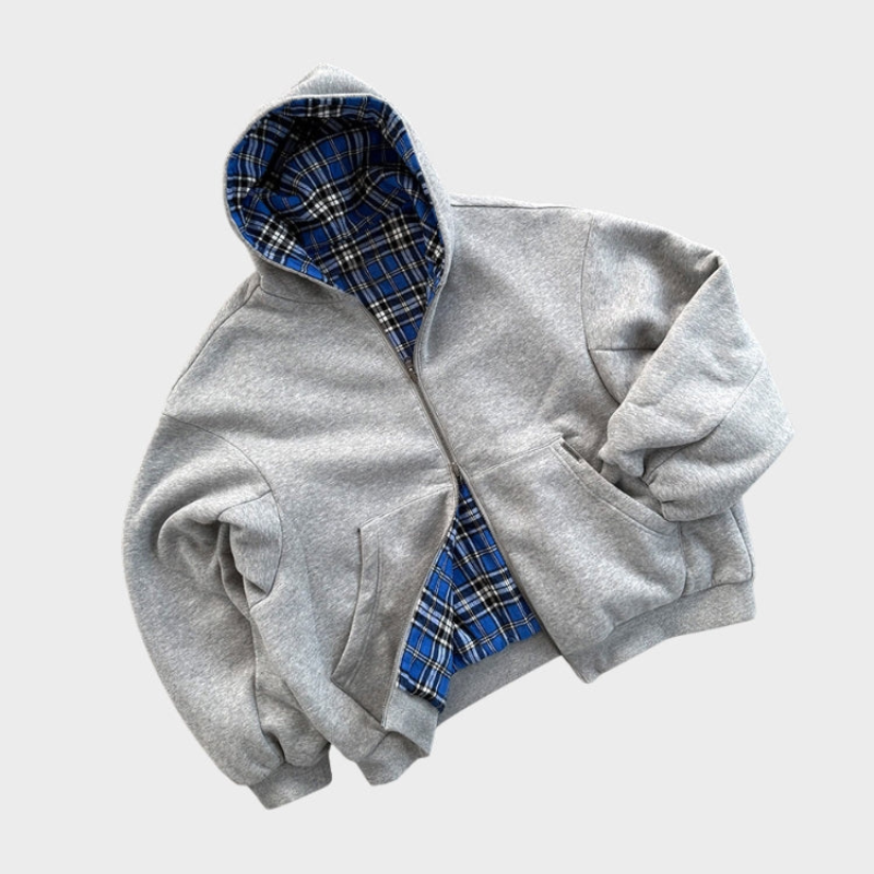 Helvano | Wende-Hoodie mit Reissverschluss für Herren
