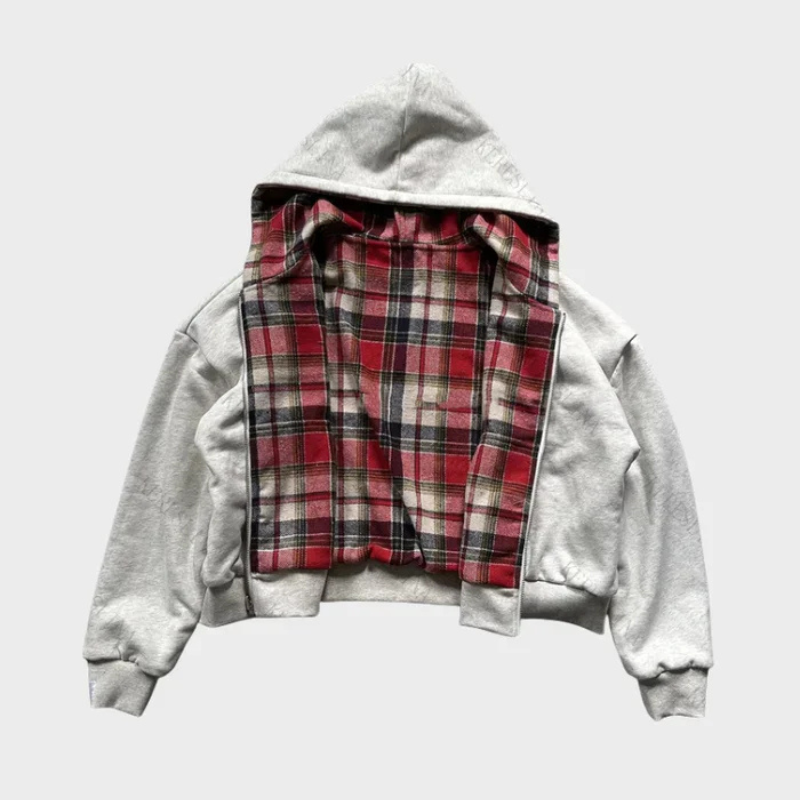 Helvano | Wende-Hoodie mit Reissverschluss für Herren