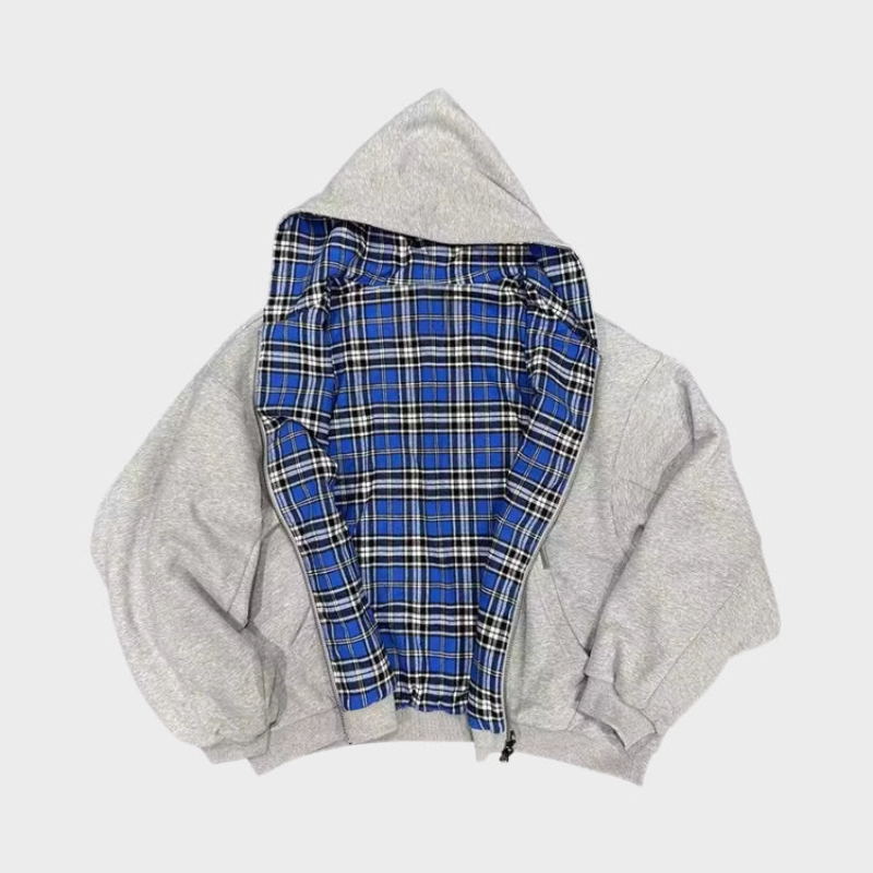 Helvano | Wende-Hoodie mit Reissverschluss für Herren