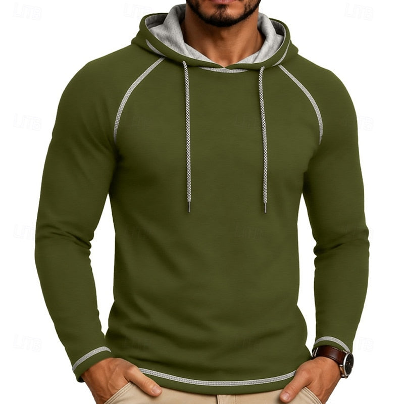 Helvano | Klassischer Kapuzenpullover mit Kordelzug für Herren