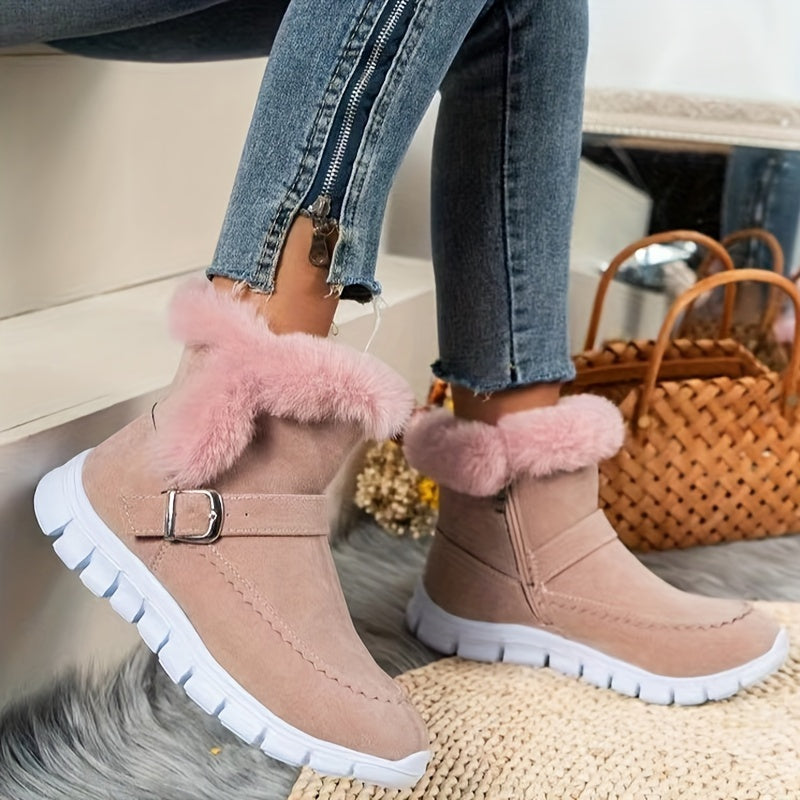 Helvano | Damen Winterstiefel mit Plüschbesatz