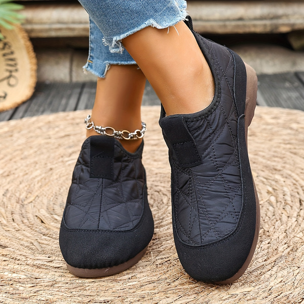 Helvano | Bequeme Winterstiefel für Damen zum Hineinschlüpfen