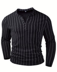 Helvano | Gestreifter Strickpullover für Herren