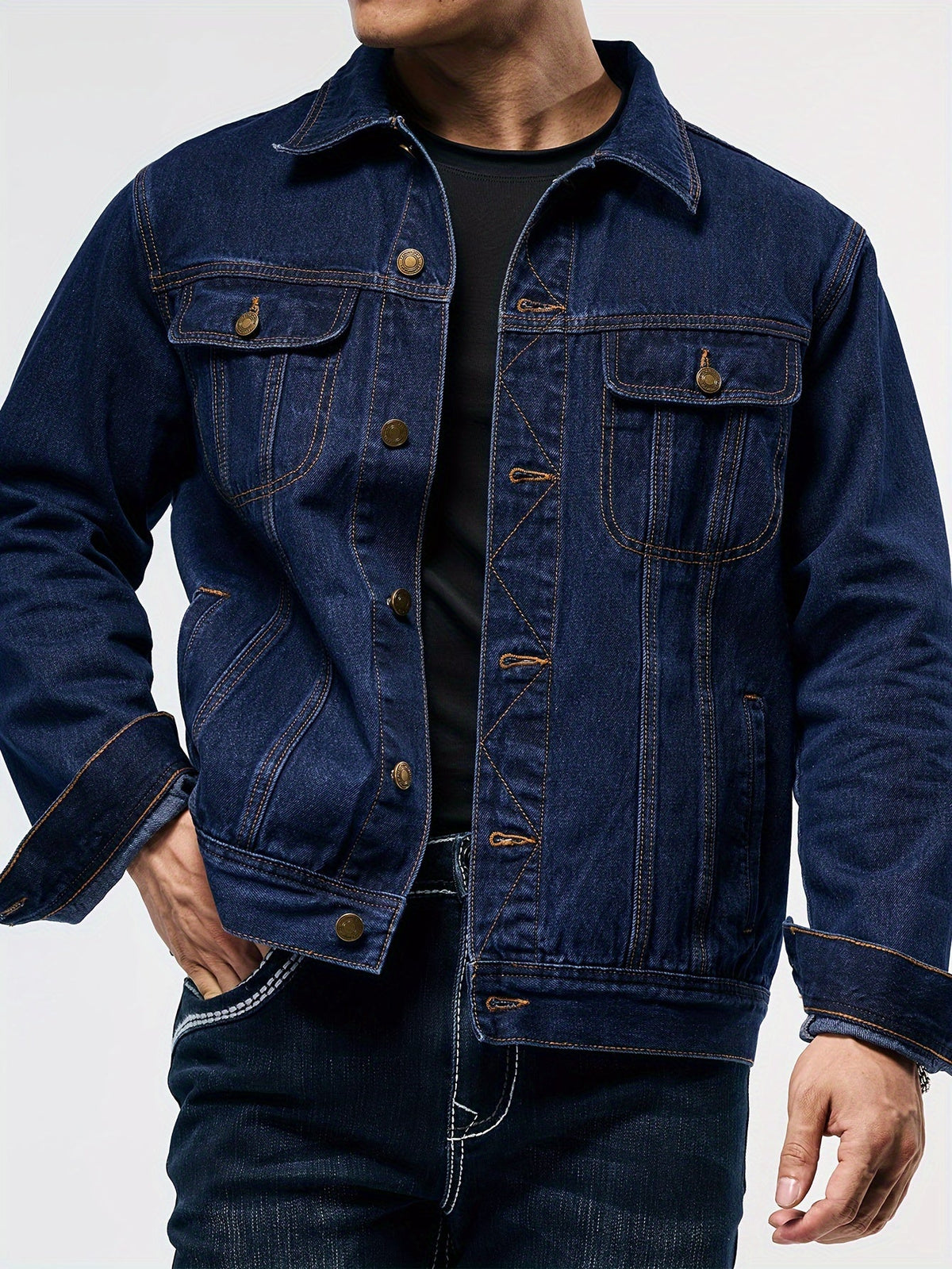 Helvano | Denim-Arbeitsjacke für Herren