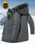 Helvano | Mittellanger Herren-Parka mit Kapuze